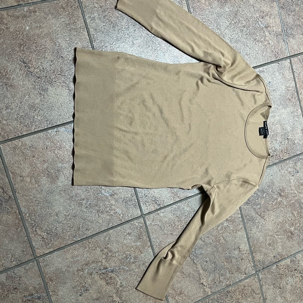 Ralph Lauren Women's Beige Crew Neck Sweater size L Neutral Casual